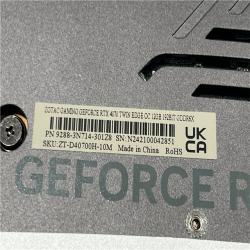 AS-IS Zotac NVIDIA GeForce RTX 4070 Twin Edge OC 12GB GDDR6X Graphics Card
