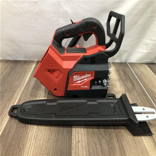AS-IS Milwaukee FUEL 14 in. 18V Lithium-Ion Brushless Cordless Battery Top Handle Chainsaw (Tool Only)