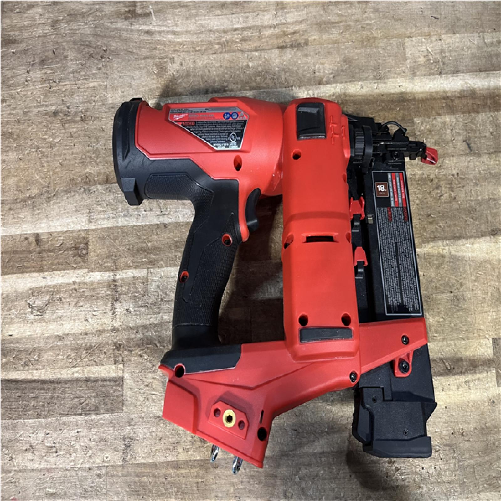 Houston Location AS-IS Milwaukee FUEL 18-Volt Lithium-Ion Brushless Cordless Gen II 18-Gauge Brad Nailer (Tool-Only)