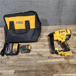 HOUSTON LOCATION - AS-IS DeWALT DCN681D1 20V MAX 18ga Cordless Brushless Narrow Crown Stapler Kit w/ BATTERY & CHARGER