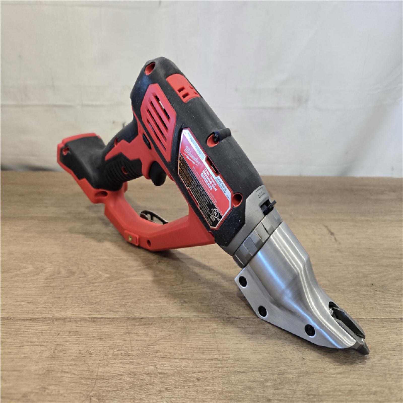 AS-IS Milwaukee 18V Cordless 18-Gauge Double Cut Metal Shear (Tool-Only)