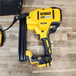 HOUSTON LOCATION - AS - IS DEWALT 20V MAX XR Lithium-Ion Cordless 18-Gauge Narrow Crown Stapler Kit