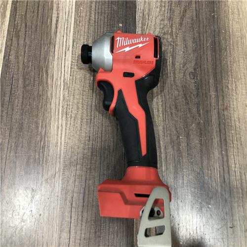 AS-IS Milwaukee M18 18V Lithium-Ion Brushless Cordless 1/4 in. Compact Impact Driver (Tool Only)