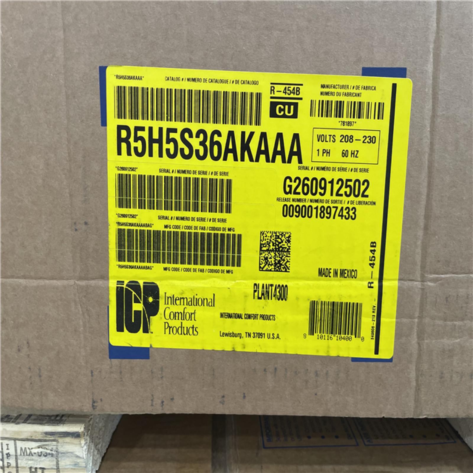 DALLAS LOCATION- AS-IS Mixed Air Conditioner Pallet (2 UNITS)