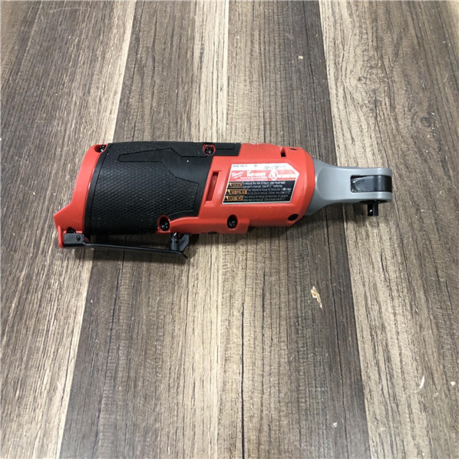 AS-IS Milwaukee FUEL 12V Lithium-Ion Brushless Cordless High Speed 1/4 in. Ratchet (Tool-Only)