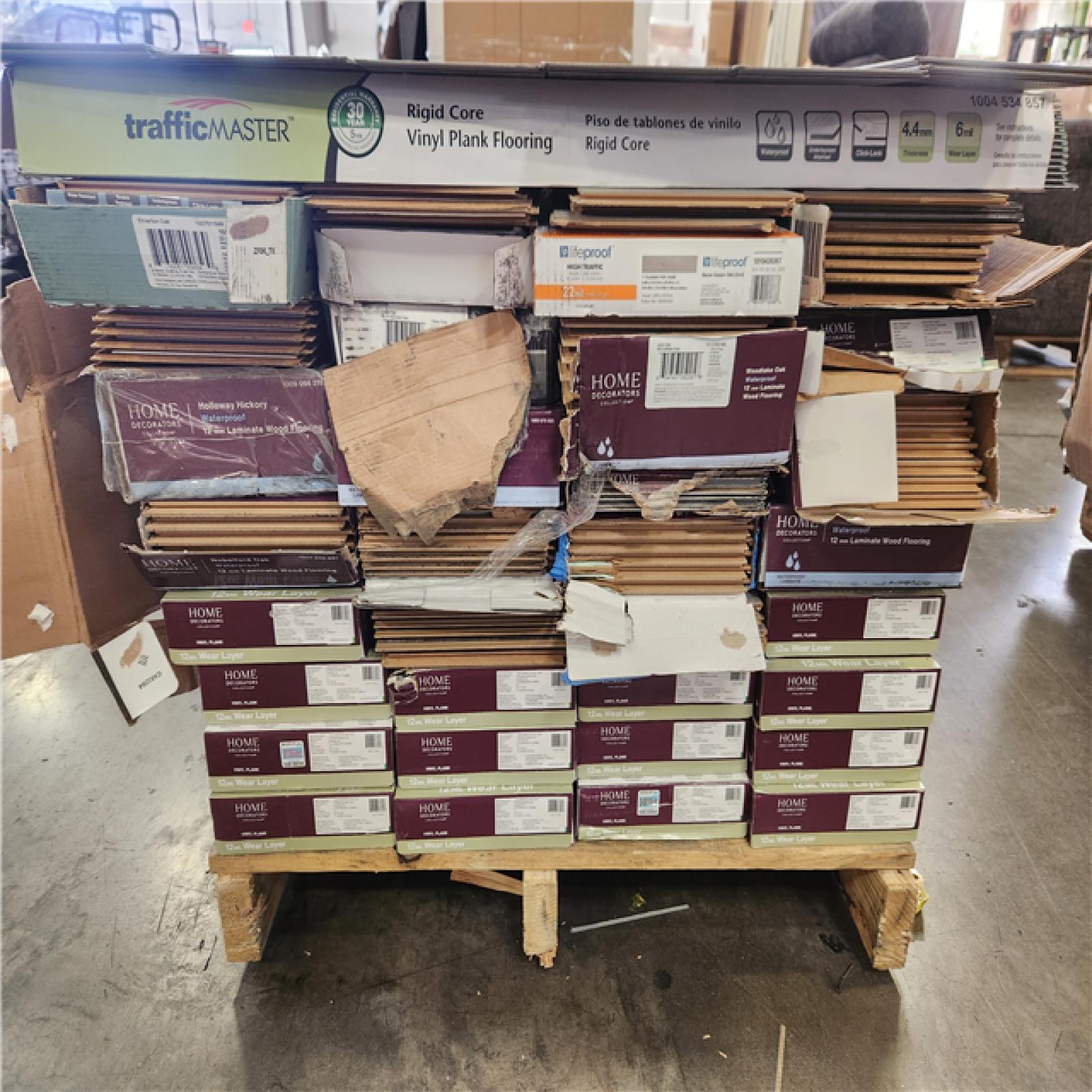 Phoenix AS-IS Mixed Home Vinyl Floor Pallet (35-Boxes)