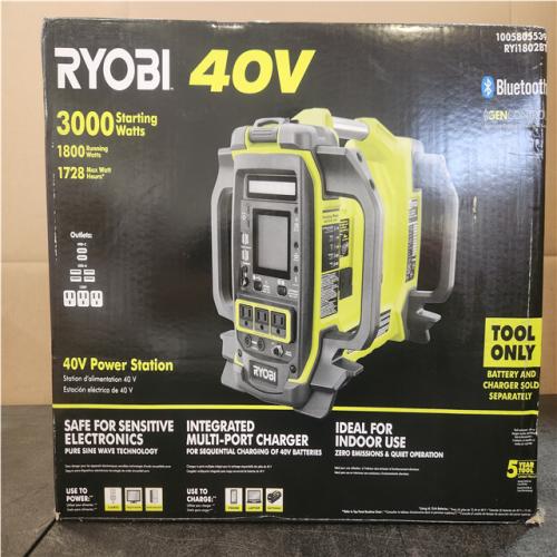 Phoenix NEW RYOBI 40V 1800-Watt Portable Battery Inverter Power Station and 4-Port Charger (Tool Only)