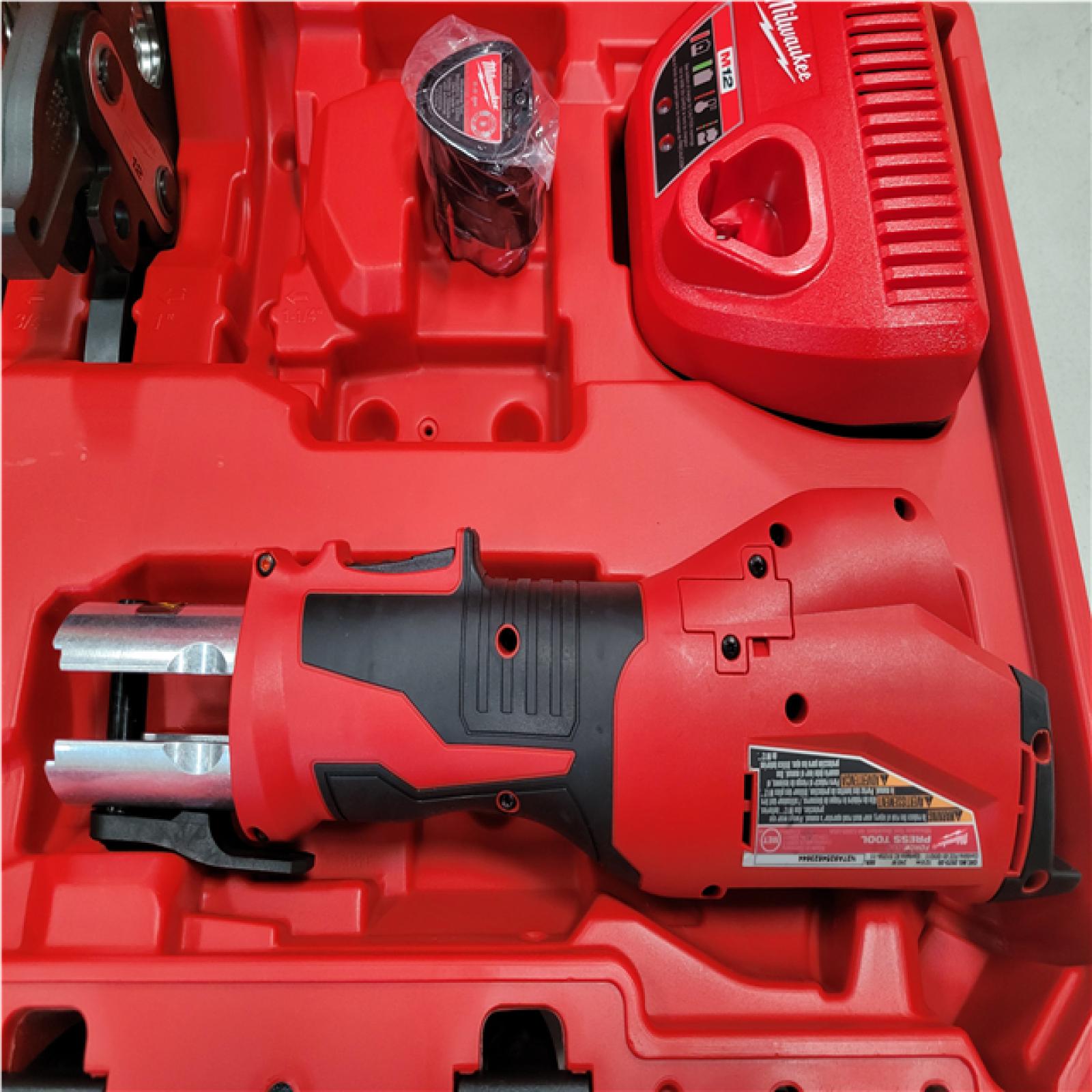 CALIFORNIA AS-IS MILWAUKEE M12 FORCE LOGIC PRESS TOOL