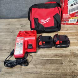 HOUSTON LOCATION - AS-IS Milwaukee 18V Cordless Brushed 2-Tool Drill/Driver and Impact Driver Kit