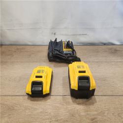 AS-IS- DEWALT 20V MAX Lithium-Ion Battery Kit with 5.0Ah and 2.0Ah Battery and Charger