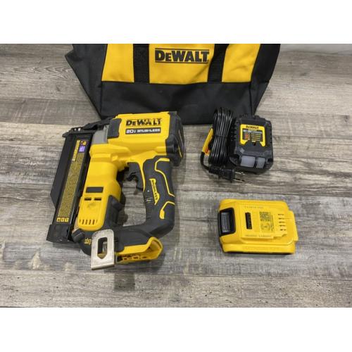 AS-IS DEWALT ATOMIC 20V MAX Lithium Ion Cordless 23 Gauge Pin Nailer Kit