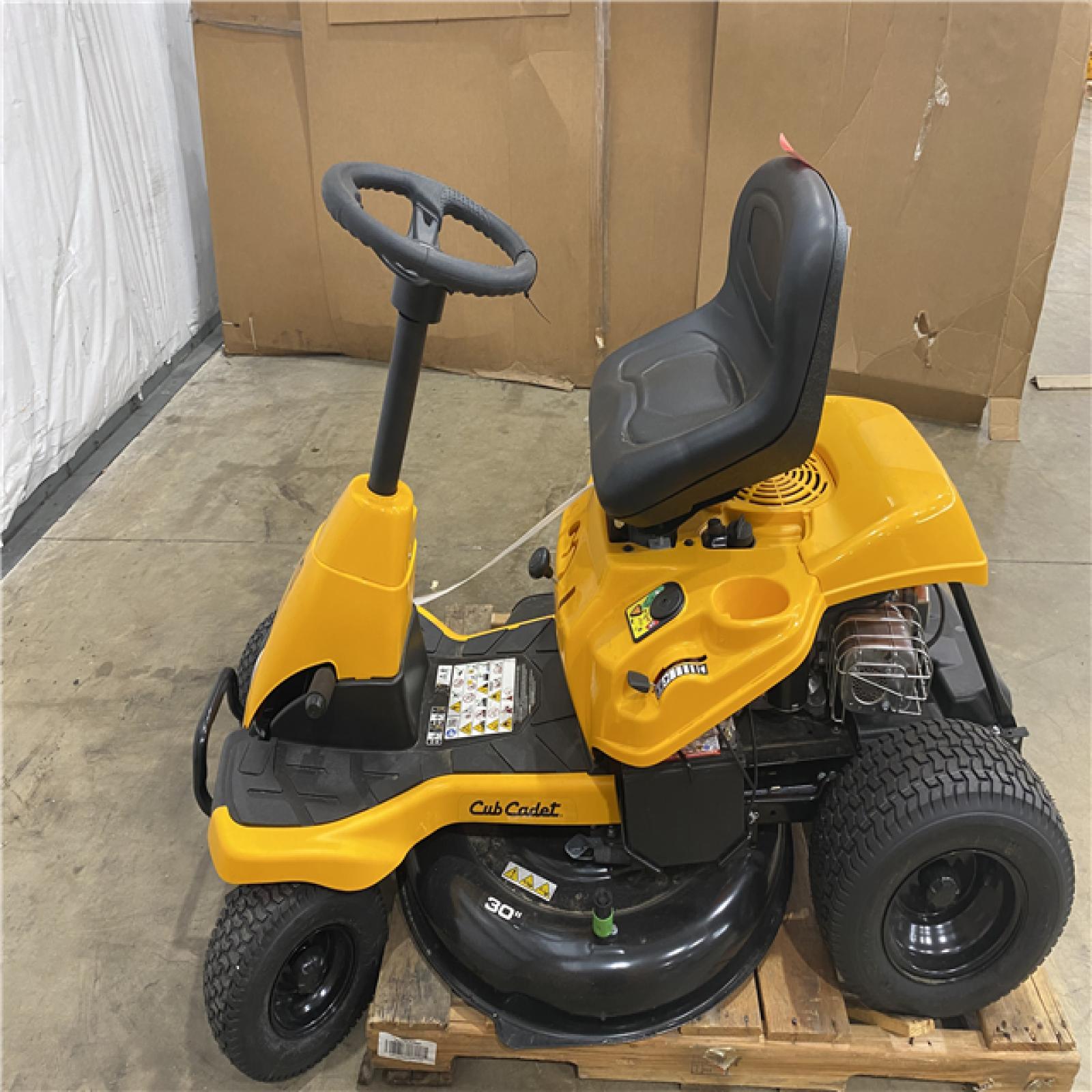 Houston Location - AS-IS Outdoor Power Equipment CUB CADET 30 INCH SIT DOWN MOWER