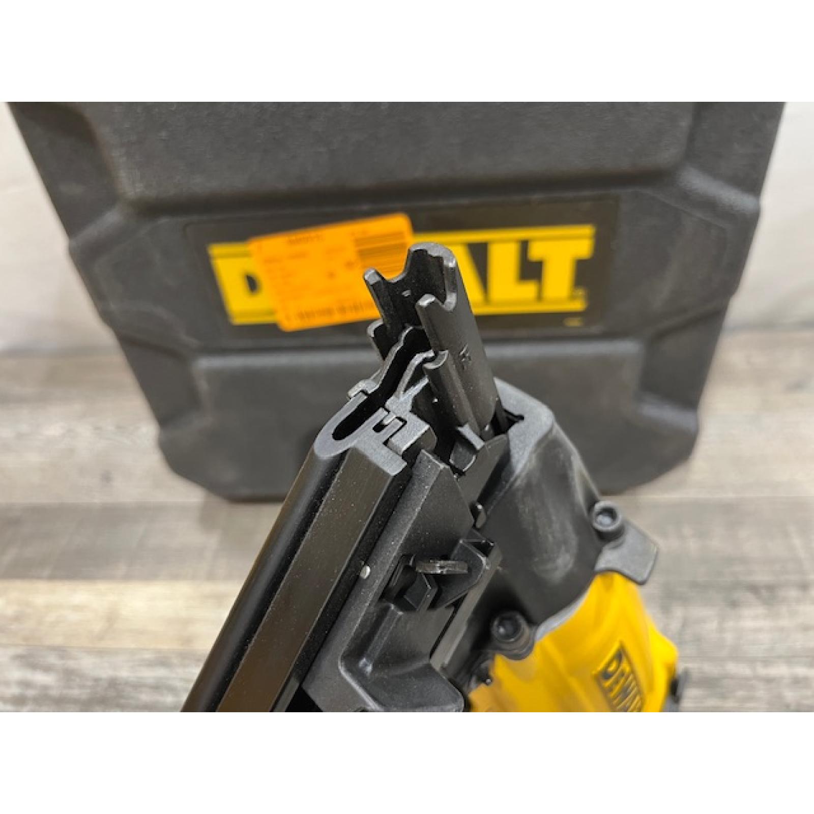 AS-IS DEWALT Cordless 18-Gauge Narrow Crown Stapler (Tool Only)