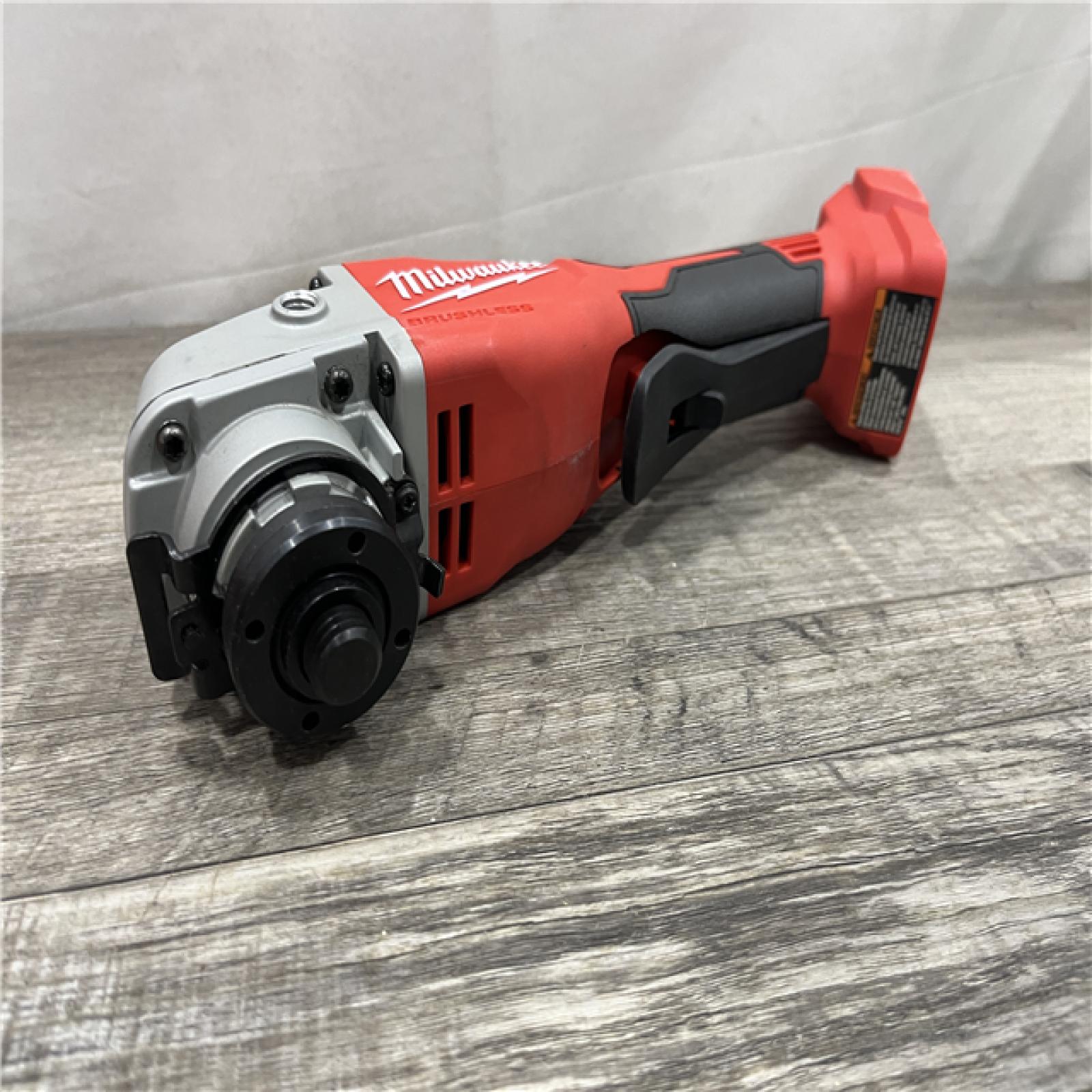 AS-IS Milwaukee 18V Lithium-Ion Brushless Cordless 4-1/2 in./5 in. Grinder w/Paddle Switch (Tool-Only)