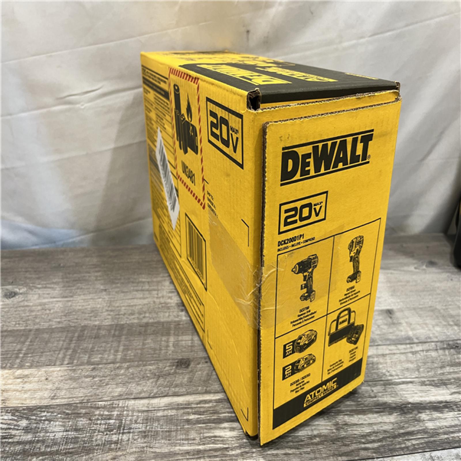 NEW - DEWALT ATOMIC 20V MAX Lithium-Ion Cordless 2-Tool Combo Kit