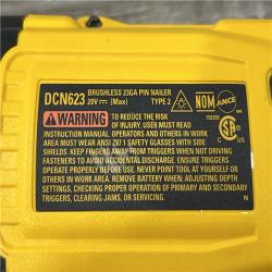 AS-IS DEWALT ATOMIC 20V MAX Lithium Ion Cordless 23 Gauge Pin Nailer (Tool Only)