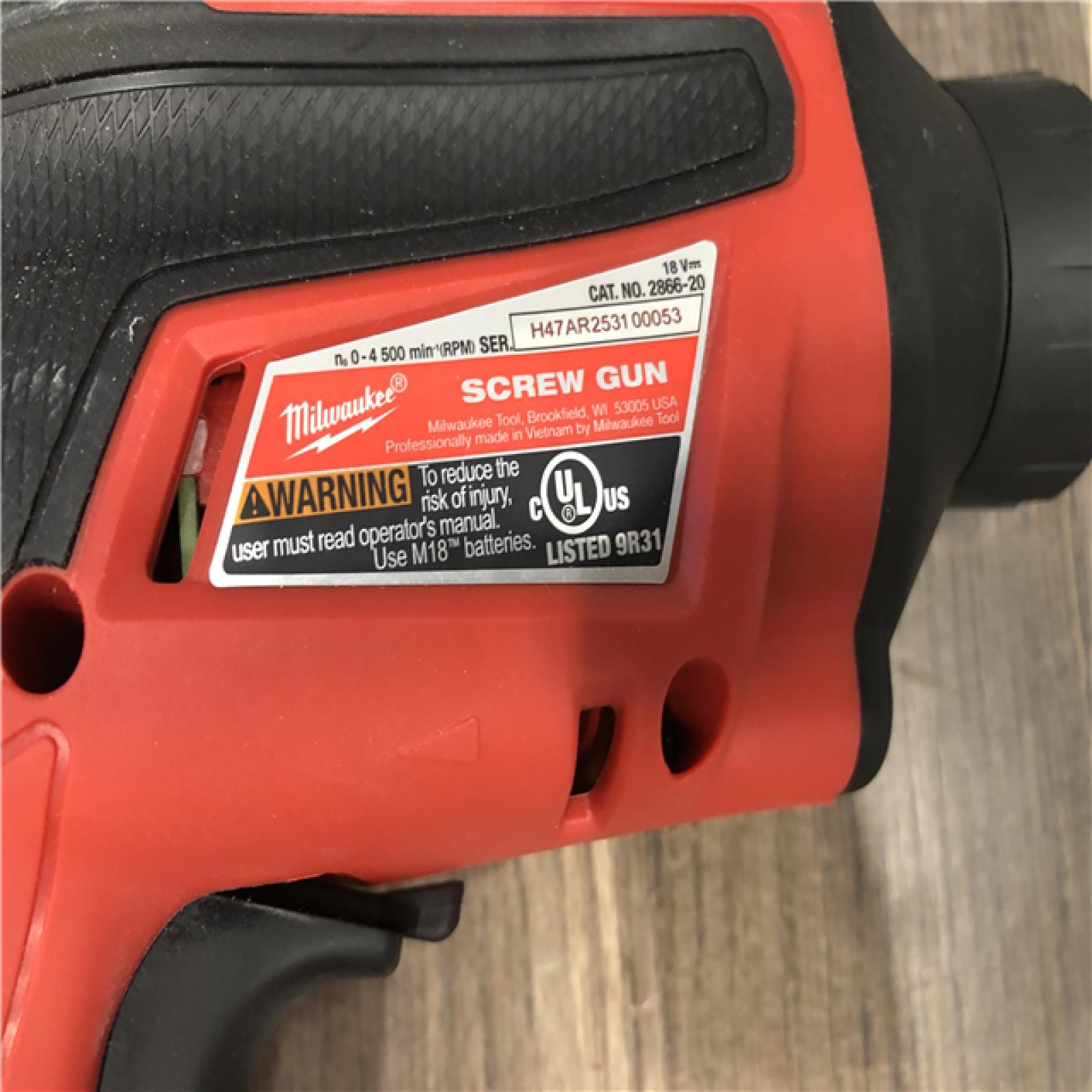 AS-IS Milwaukee FUEL 18V Lithium-Ion Brushless Cordless Drywall Screw Gun (Tool-Only)