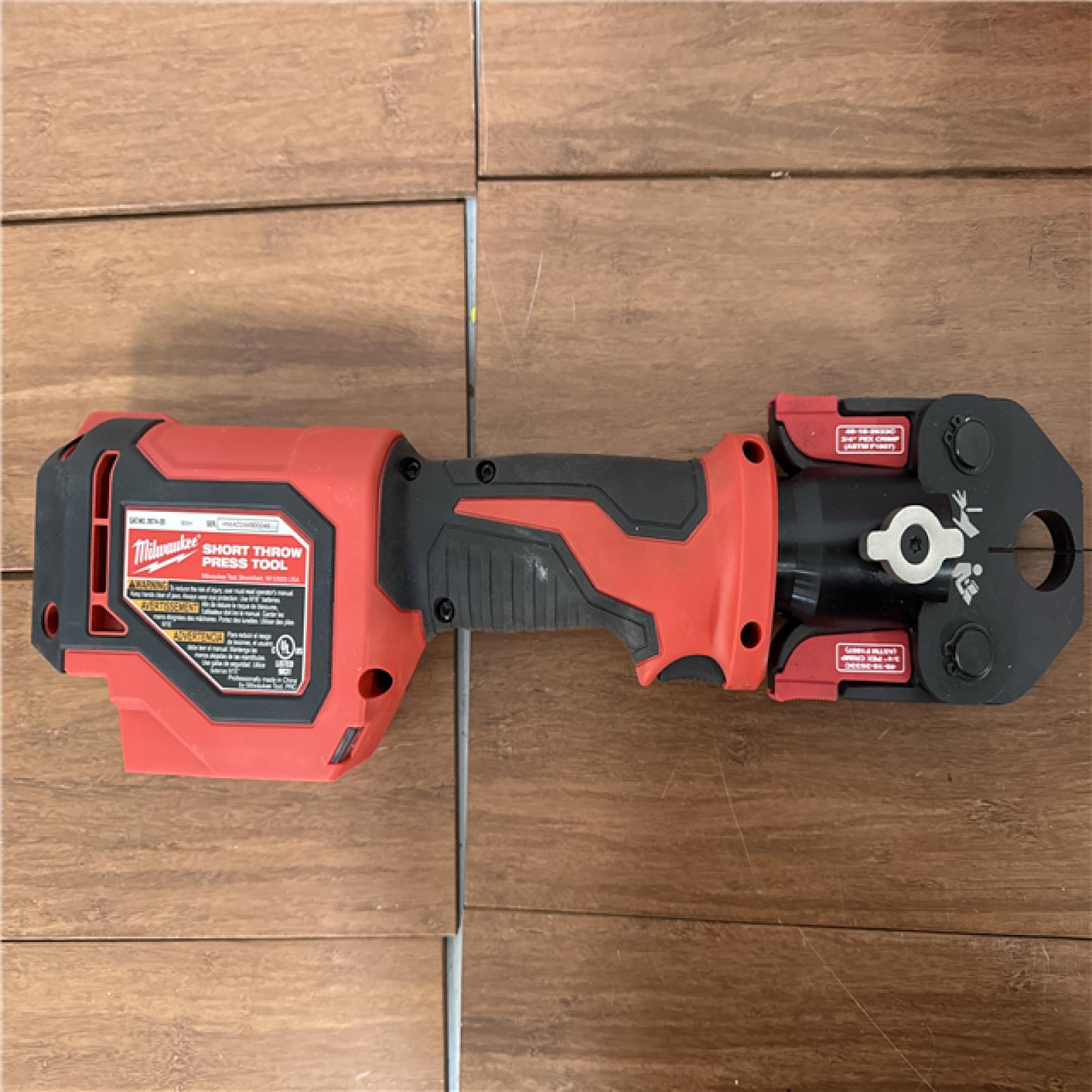 California AS-IS Milwaukee M18 Short Throw Press Tool Kit  Includes (2) Batteries  Charger & Hard Case