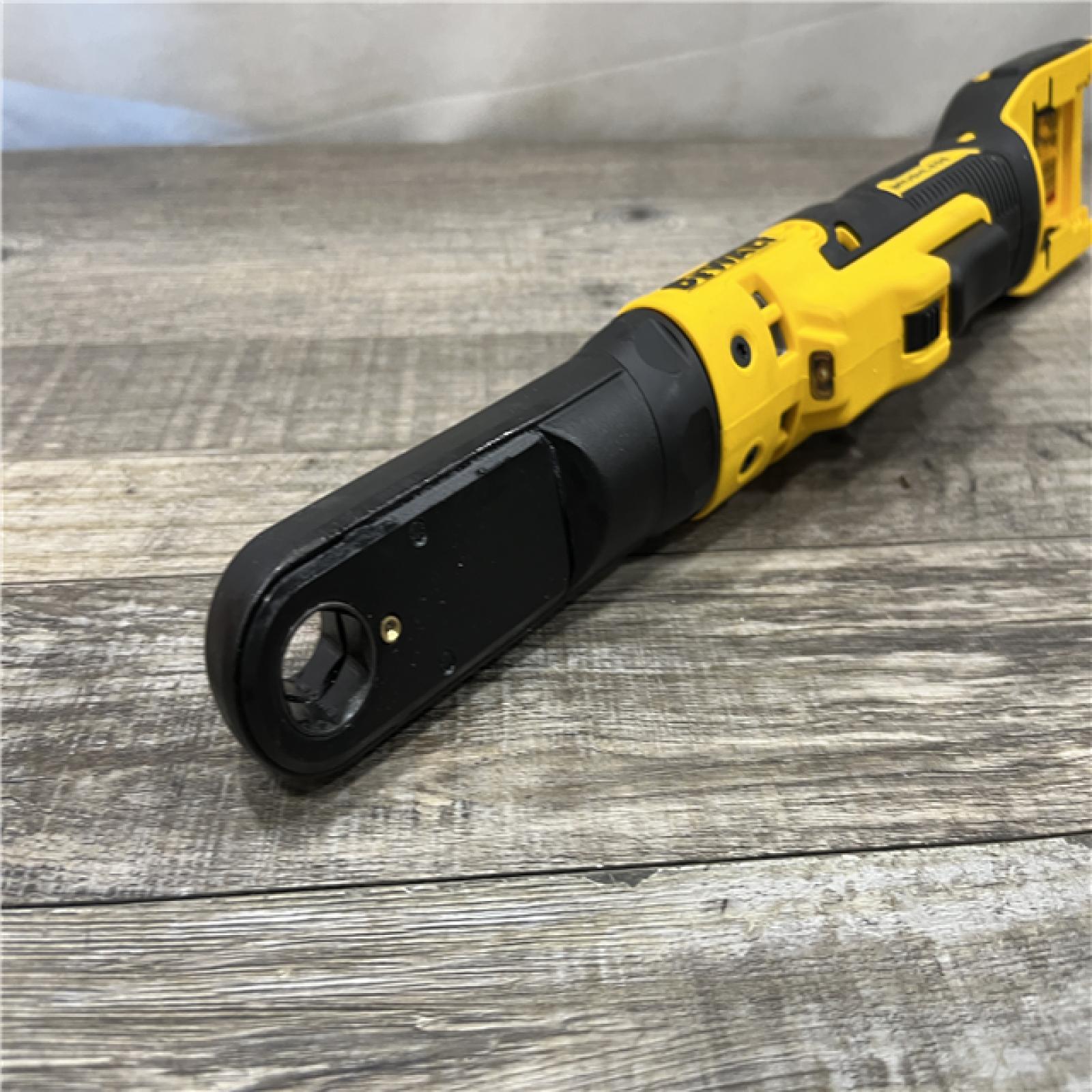 AS-IS DEWALT 20-Volt Cordless 3/8 in. to 1/2 in. Ratchet (Tool-Only)