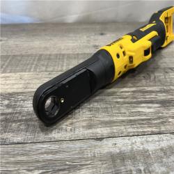 AS-IS DEWALT 20-Volt Cordless 3/8 in. to 1/2 in. Ratchet (Tool-Only)