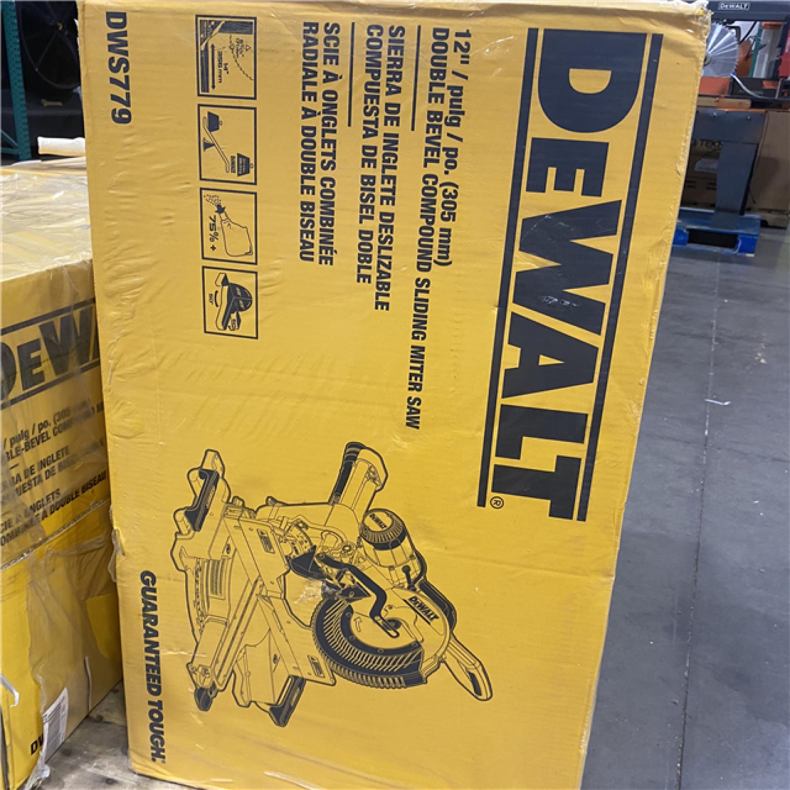 NEW- DeWalt 15 Amps 12 in. Corded Dual-Bevel Sliding Compound Miter Saw