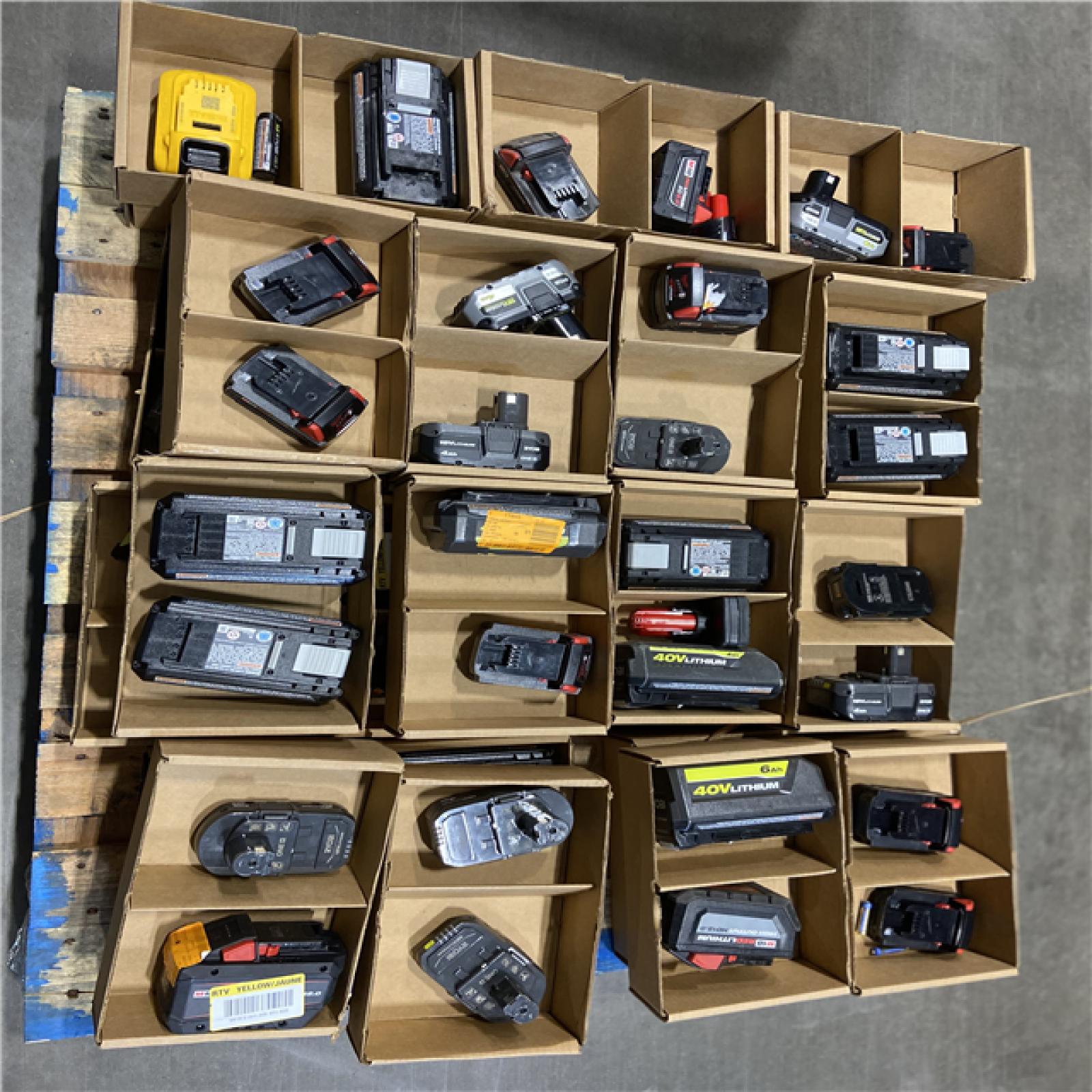DALLAS LOCATION - AS-IS BATTERY PALLET