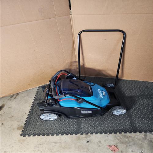 HOUSTON LOCATION - AS-IS MAKITA 18V X2 (36V) LXT Lithium-Ion Cordless 17 in. Walk Behind Residential Lawn Mower Kit W/ (2) BATTERY & CHARGER