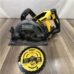 AS-IS DEWALT FLEXVOLT 60V MAX Cordless Brushless 7-1/4 in. Wormdrive Style Circular Saw (Tool Only)