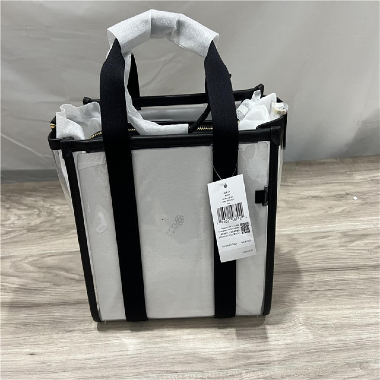 Kate Spade Kip Clear Small Tote  Black