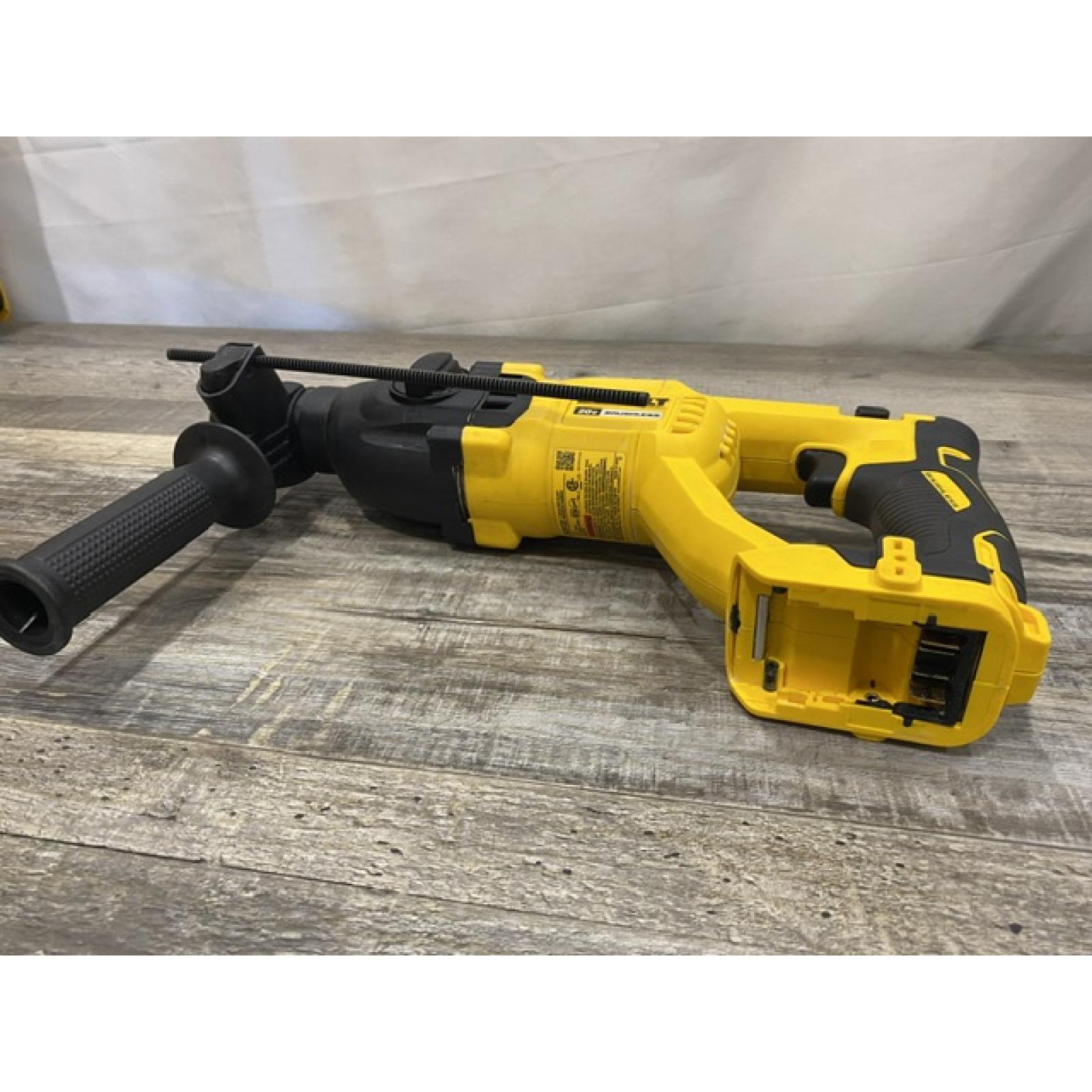 AS-IS DEWALT 20V MAX Cordless Brushless 1 in. SDS Plus D-Handle Concrete and Masonry Rotary Hammer (Tool Only)