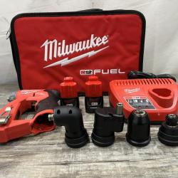 AS-IS Milwaukee  FUEL 12V Lithium-Ion Brushless Cordless 4-in-1 Installation 3/8 in. Drill Driver Kit