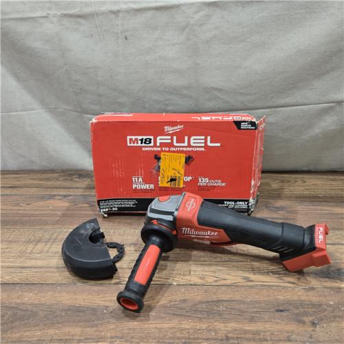 AS-IS NEW Milwaukee 2880-20 FUEL 18-Volt Lithium-Ion Brushless Cordless 4-1/2 in./5 in. Grinder W/Paddle Switch (Tool-Only)