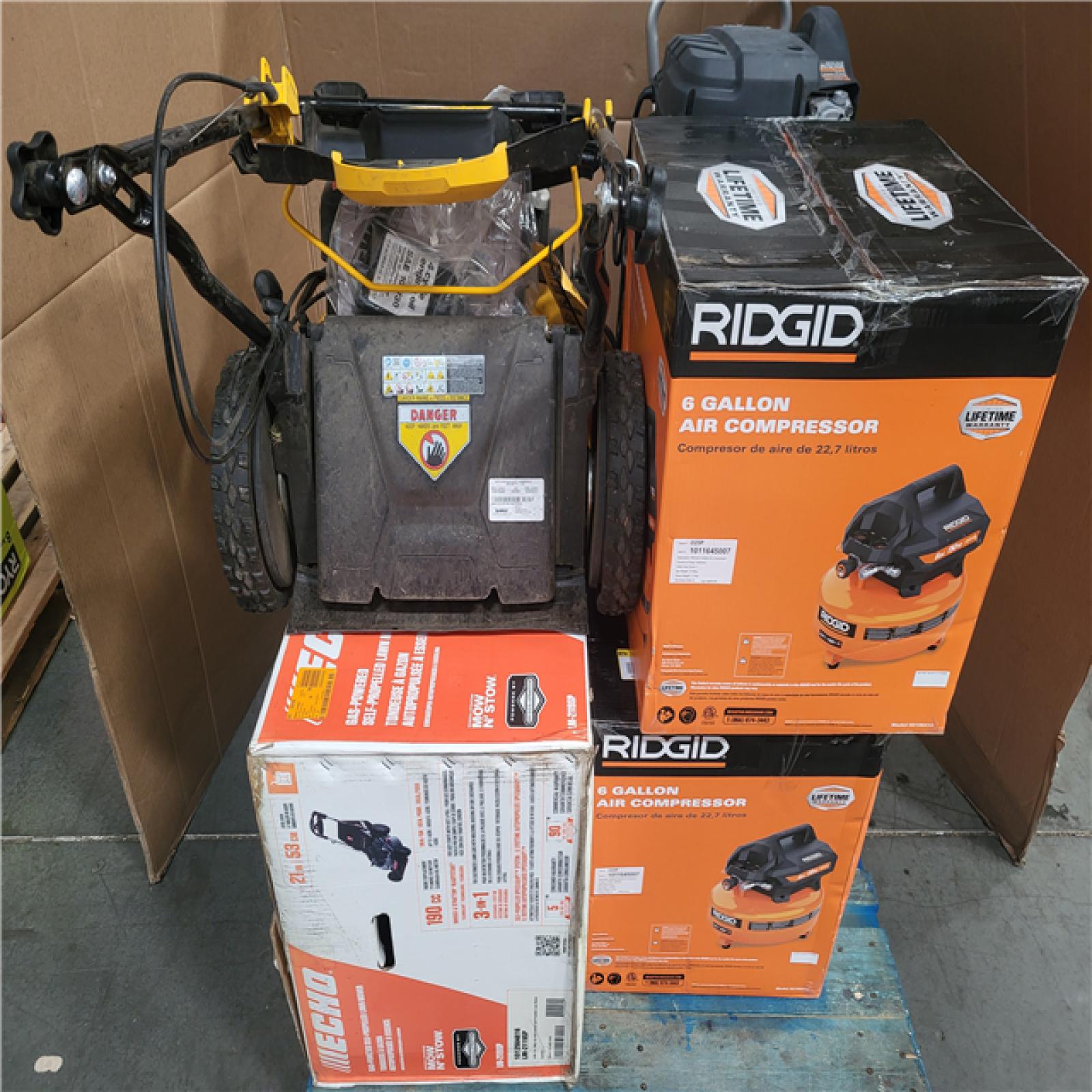 CALIFORNIA AS-IS OUTDOOR POWER EQUIPMENT