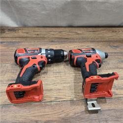 AS-IS Milwaukee 18V Cordless Brushed 2 Tool Drill/Driver and Impact Driver Kit