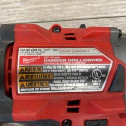 AS-IS Milwaukee FUEL 18V Lithium-Ion Brushless Cordless Hammer Drill and Impact Driver Combo Kit