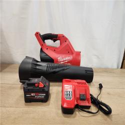 AS-IS- Milwaukee FUEL 120 MPH 500 CFM 18V Brushless Cordless Battery Powered Leaf Blower Kit