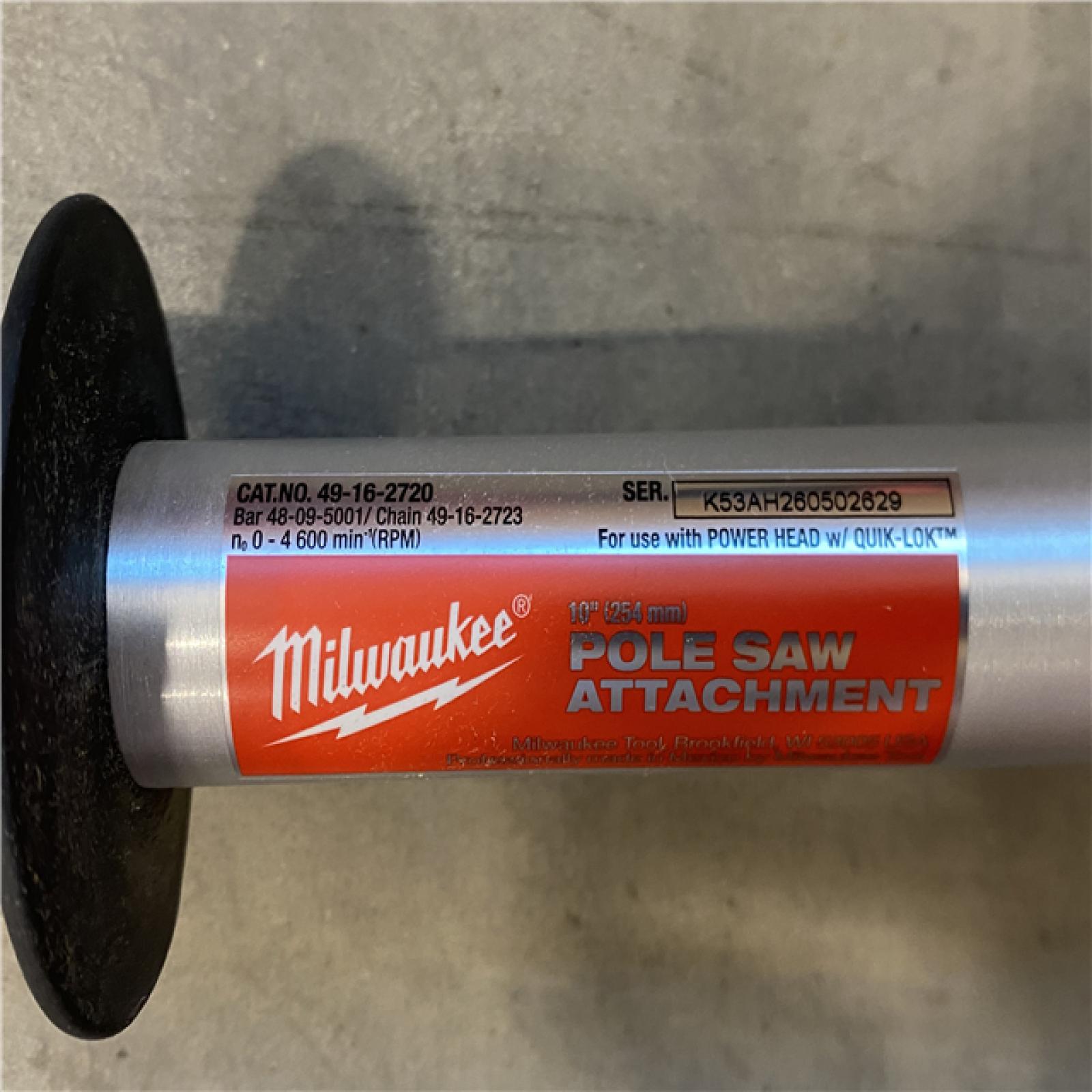 AS-IS Milwaukee M18 FUEL Pole Saw with QUIK-LOK (Bare Tool)