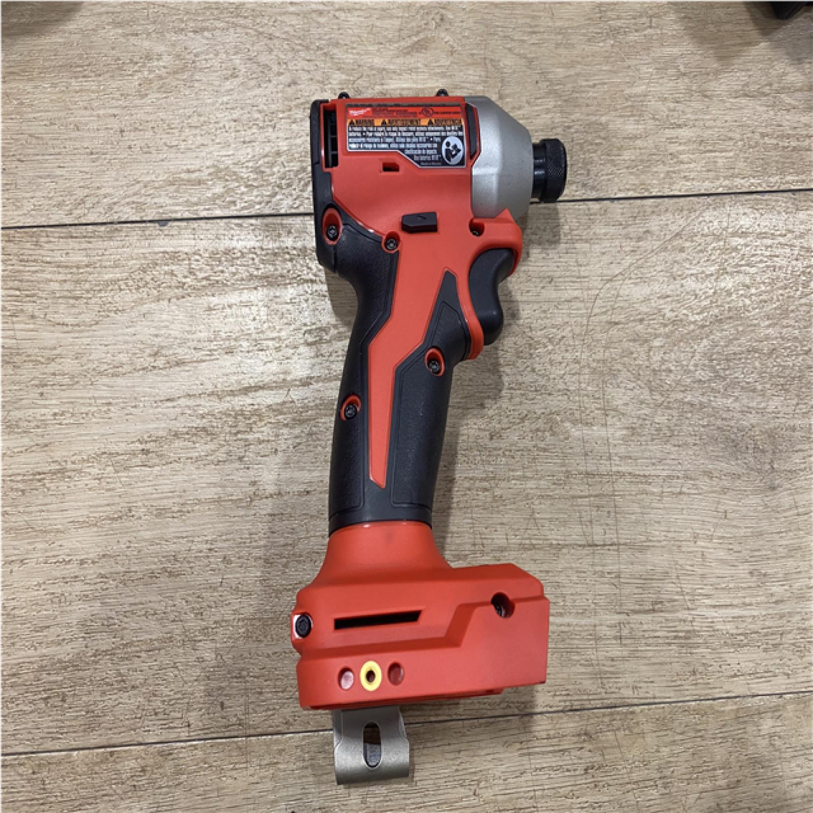 AS-IS Milwaukee 18-Volt Lithium-Ion Brushless Cordless Compact Hammer Drill/Impact Combo Kit