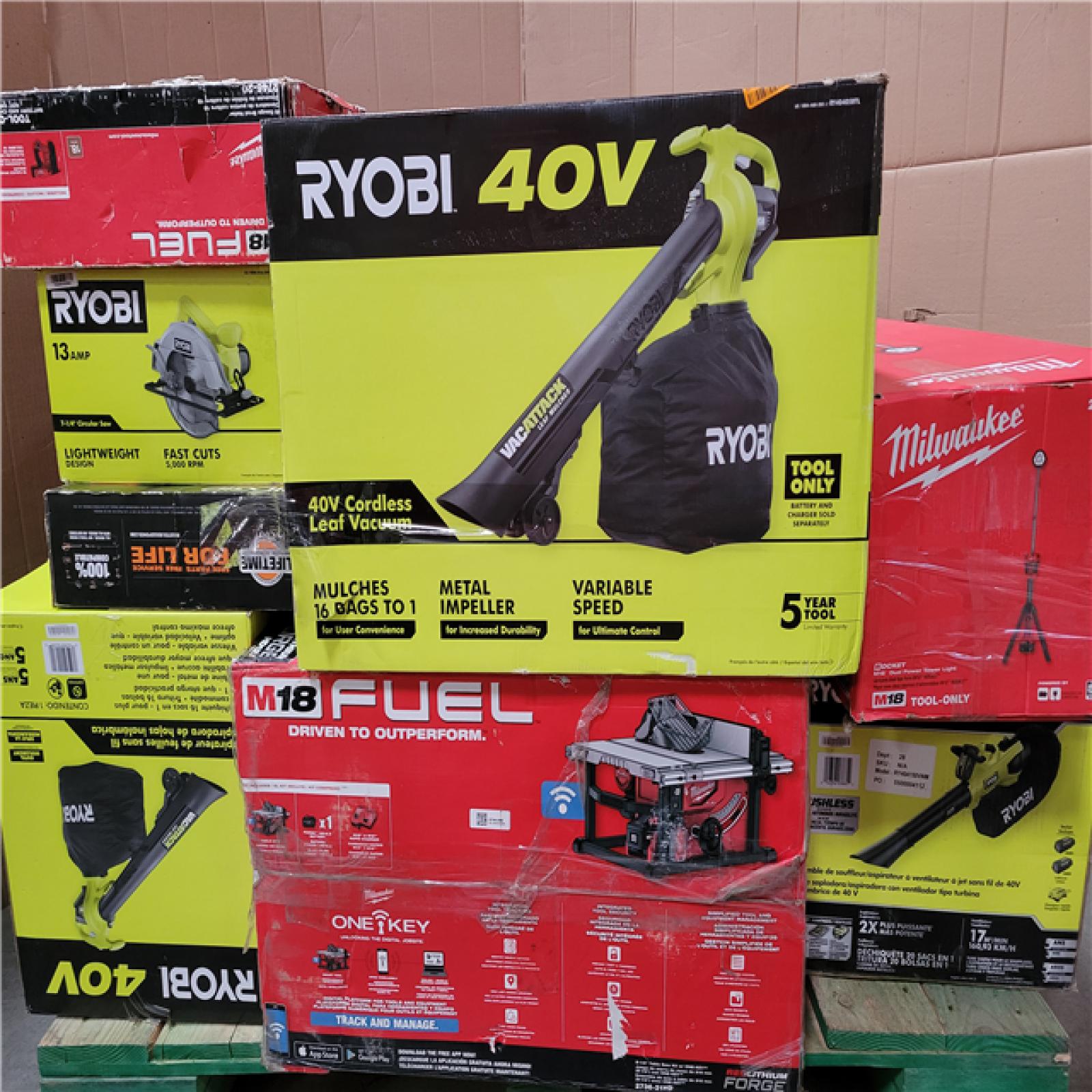 CALIFORNIA AS-IS TOOL PALLET