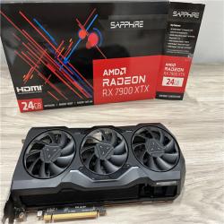 AS-IS Sapphire AMD Radeon RX 7900 XTX 24GB GDDR6 Graphics Card