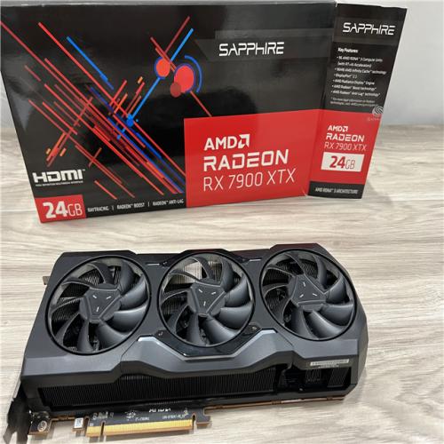 AS-IS Sapphire AMD Radeon RX 7900 XTX 24GB GDDR6 Graphics Card