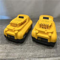 AS-IS DEWALT 20V MAX Compact Lithium-Ion 3.0Ah Battery Pack (2 Pack)