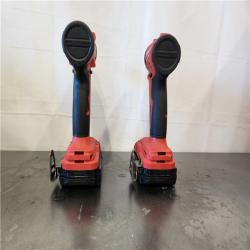 AS-IS- Milwaukee 18V Lithium-Ion Brushless Cordless Compact Drill/Impact Combo Kit