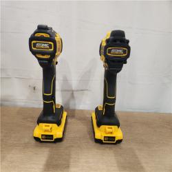 AS-IS- DEWALT ATOMIC 20-Volt MAX Lithium-Ion Cordless Combo Kit