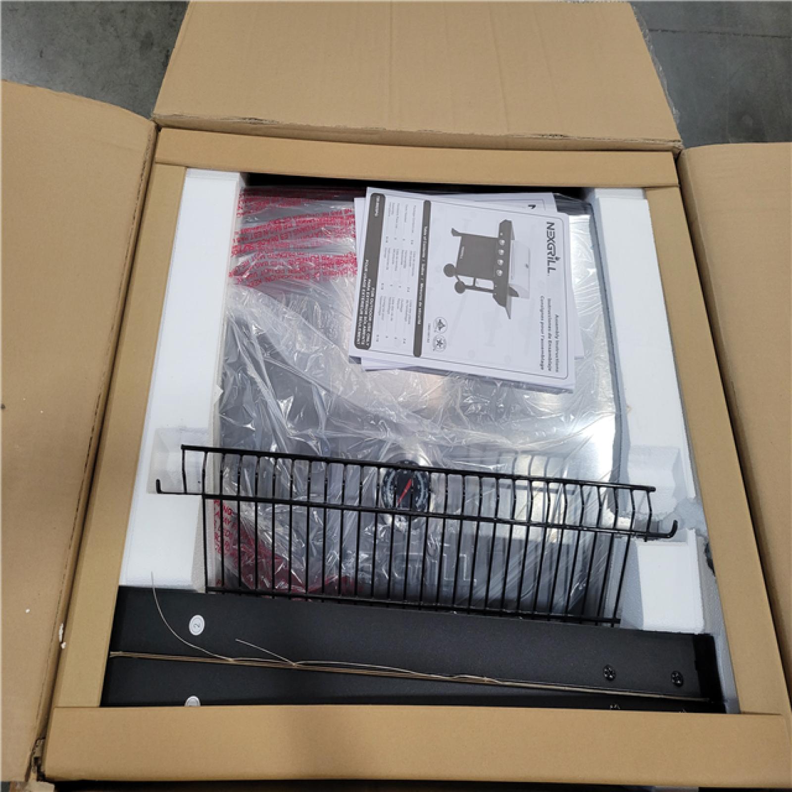 CALIFORNIA AS-IS NEW NEXGRILL 4 BURNER GAS GRILL
