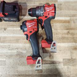 HOUSTON LOCATION - AS - IS Milwaukee FUEL 18V Lithium-Ion Brushless Cordless Hammer Drill and Impact Driver Combo Kit