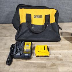 HOUSTON LOCATION - AS-IS DeWALT DCN681D1 20-Volt MAX 18ga Cordless Brushless Narrow Crown Stapler Kit