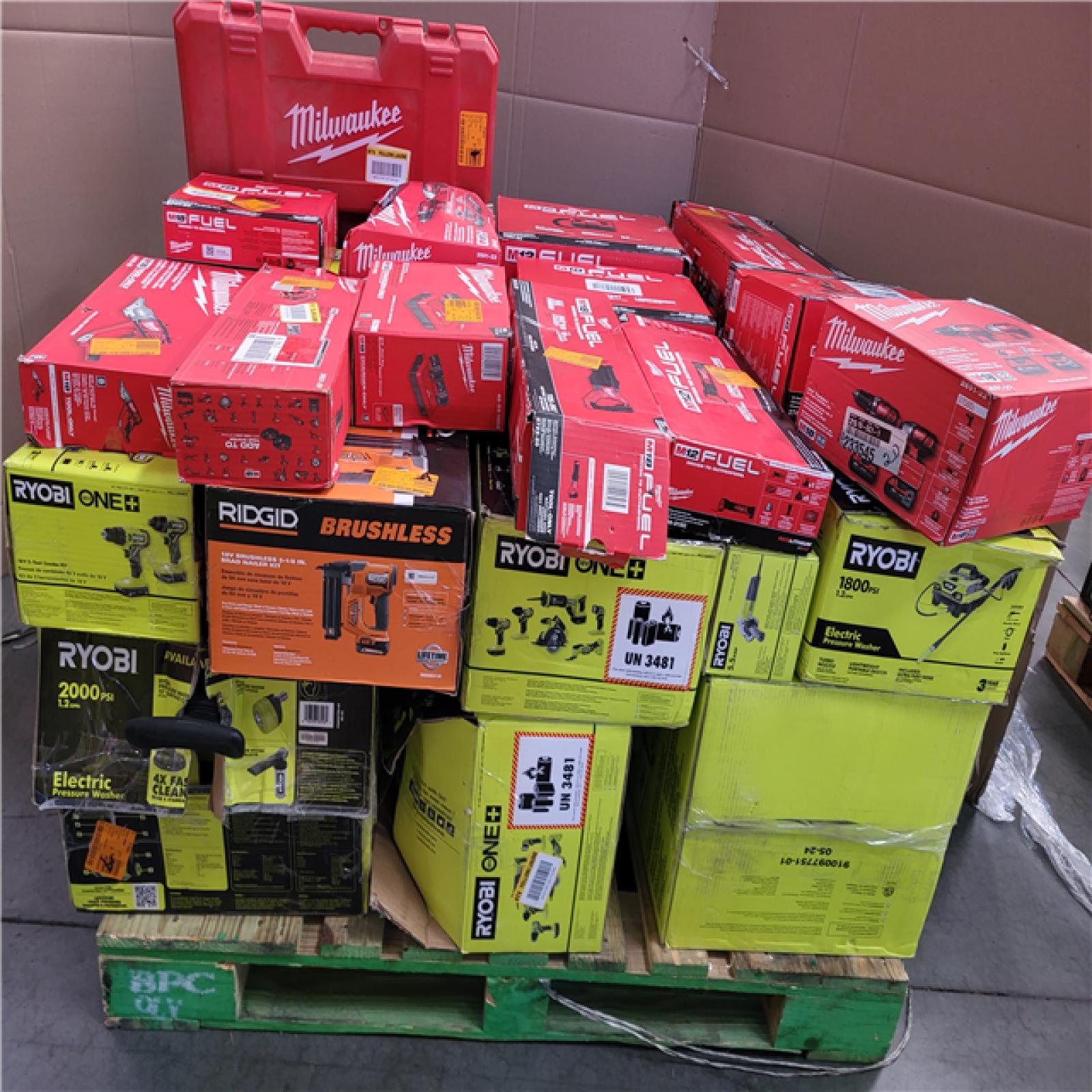 CALIFORNIA AS-IS TOOL PALLET