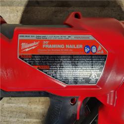 HOUSTON LOCATION - AS-IS Milwaukee M18 FUEL 30 Degree Framing Nailer (TOOL ONLY)