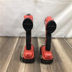 AS-IS Milwaukee 18V Lithium-Ion Brushless Cordless Compact Drill/Impact Combo Kit